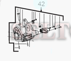 CABLE CLIP AEG 4931446293, aeg