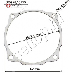 Регулировочное кольцо 0,15 мм, bosch