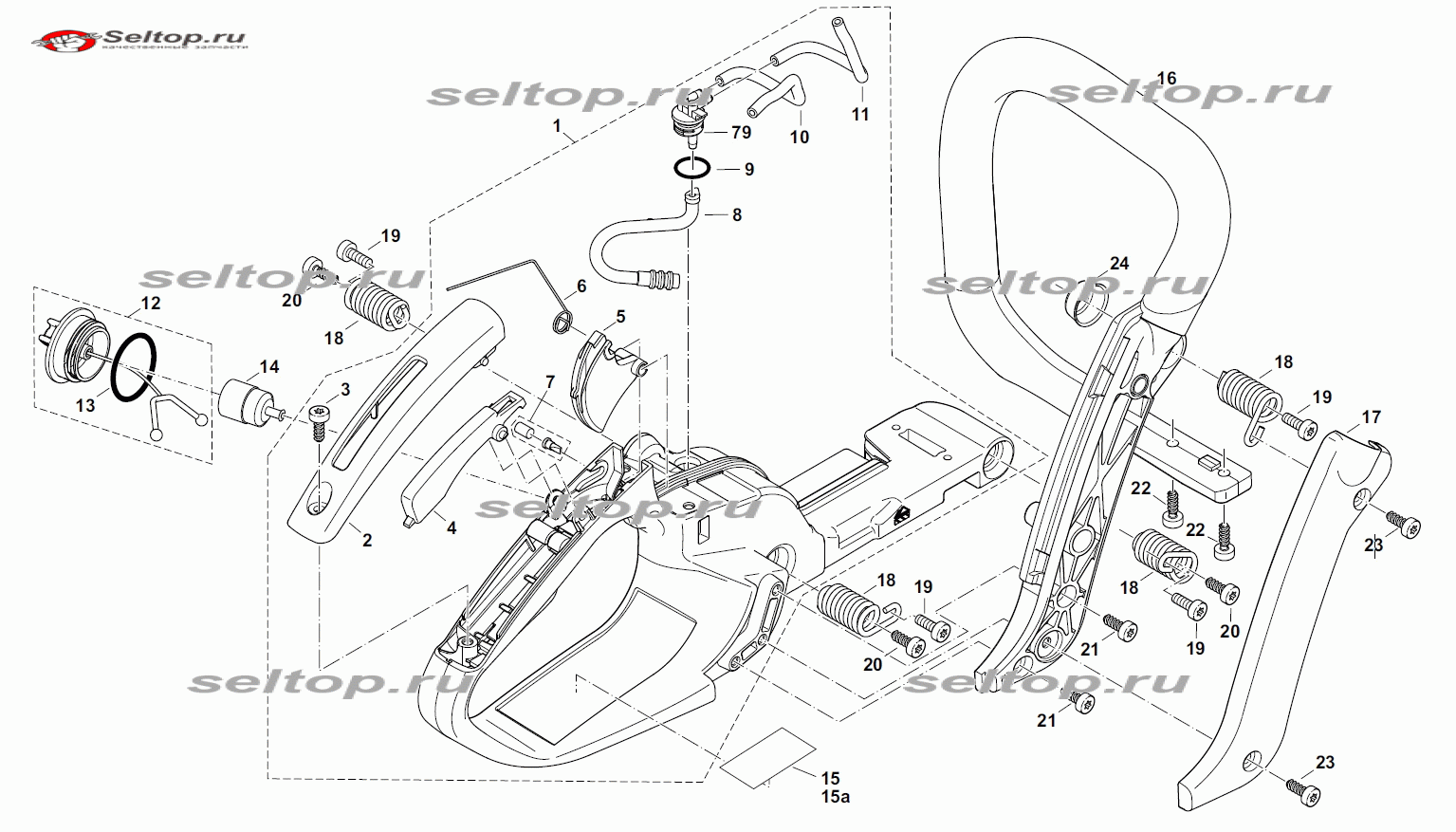 Схема бензопилы макита ea3202s