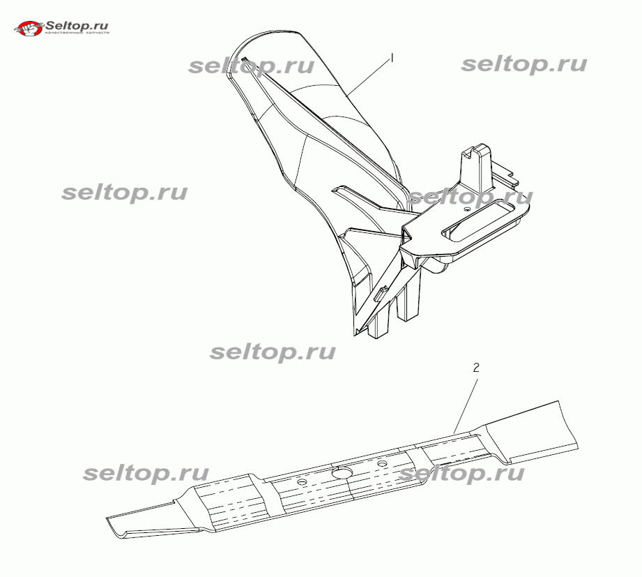 Вставка-заглушка, нож BBC для газонокосилки Husqvarna W 53 CSB