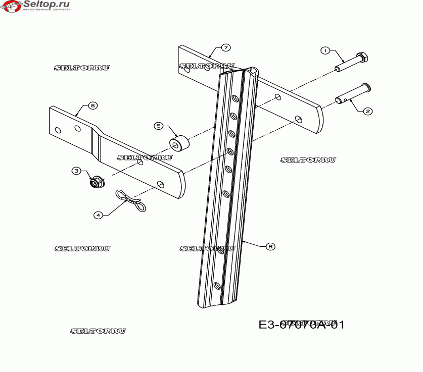 Защитный кожух фрез для МТД T 330 B 700 21C-332Z602 (2013)