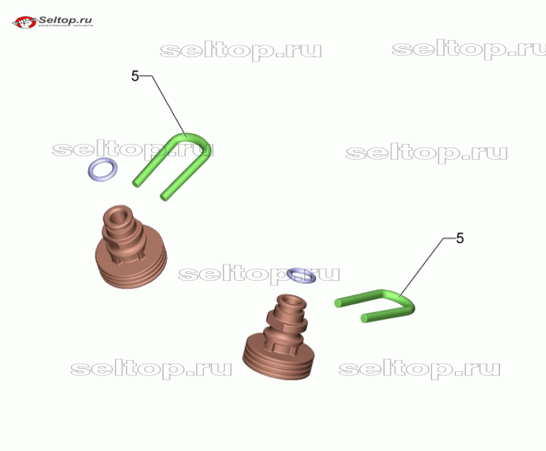 Запчасти к насадкам T-Racer (2.643-338.0) (вариант 1)