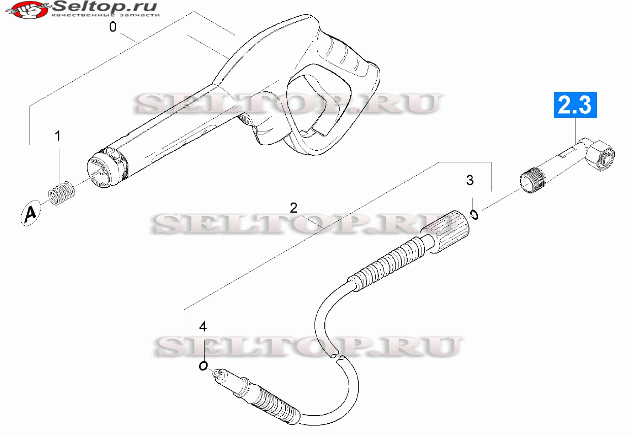 Pучной пистолет-распылитель