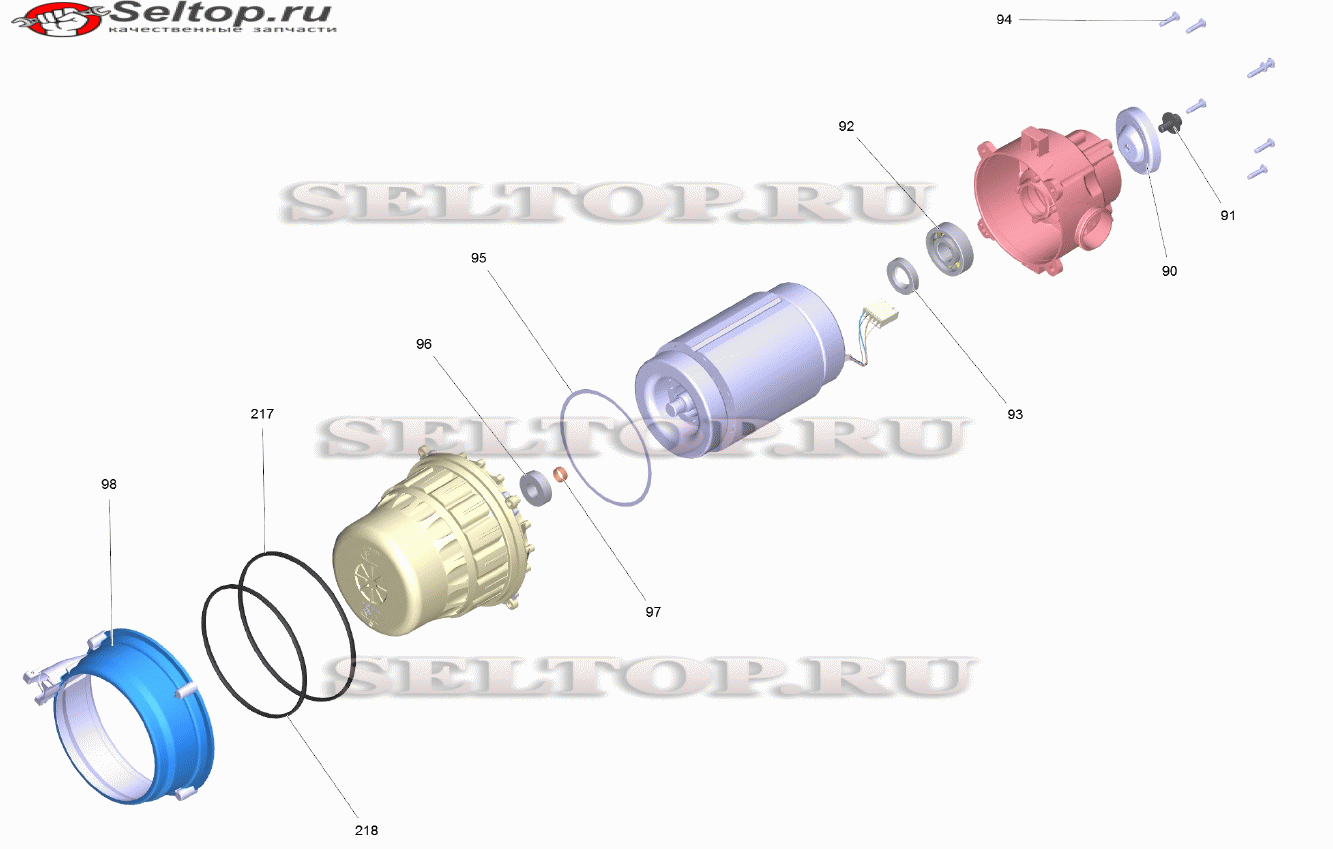 Мотор в компл.д/замены K7 (4.624-311.0)