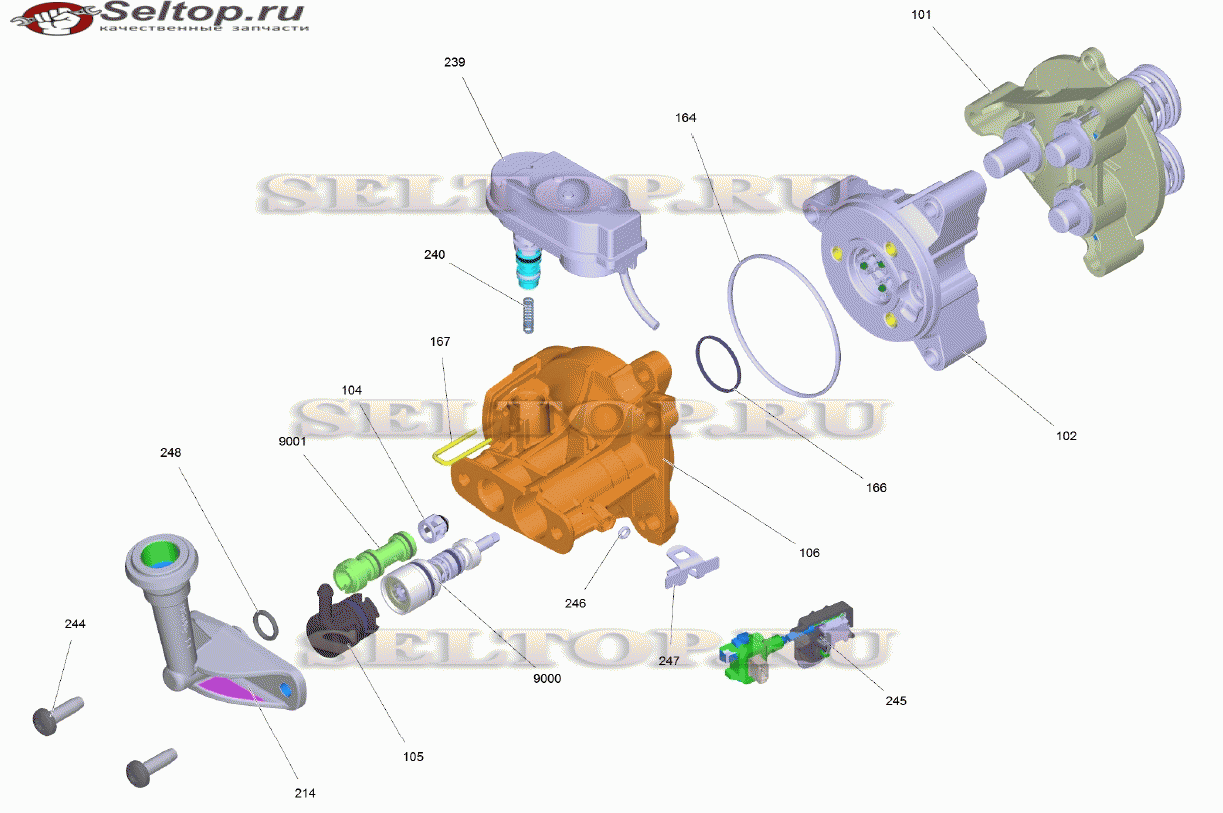 Головка насоса