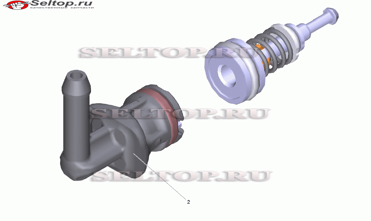 КЗЧ: золотник с ниппелем (2.885-397.0)