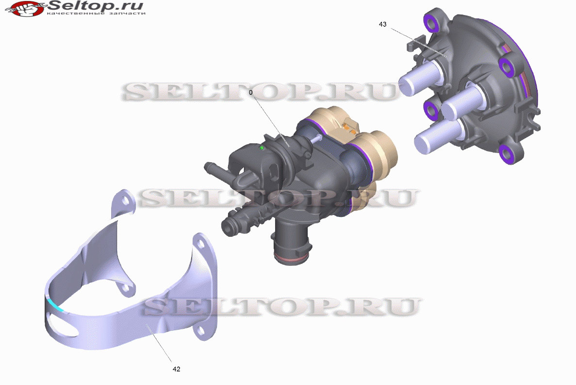 Головка цилиндра комплектный RV K2.0X