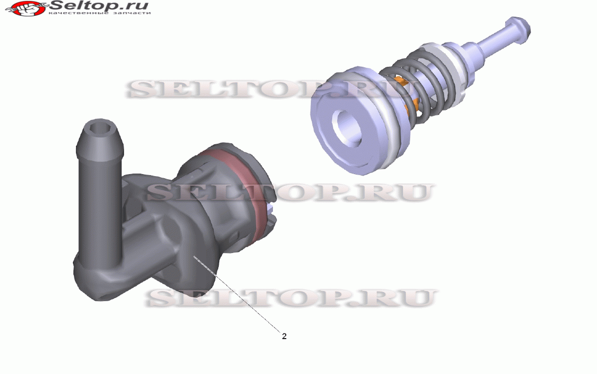 КЗЧ: золотник с ниппелем (2.885-397.0)