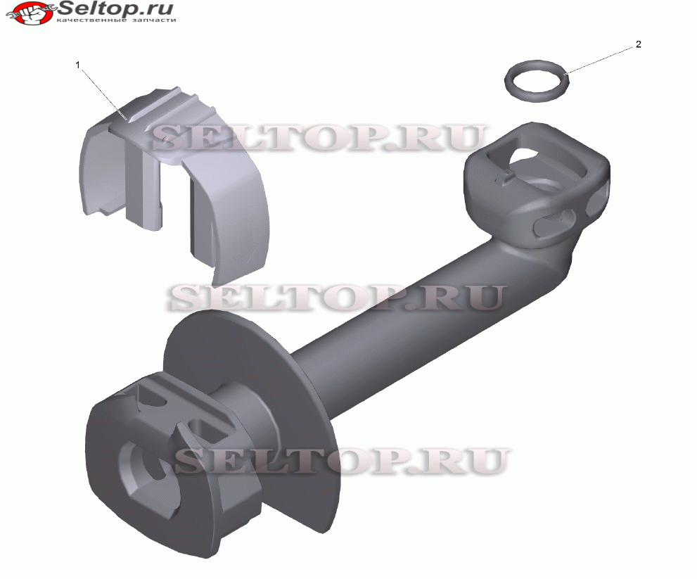 Отвод выс.дав.с фиксатором для замены+OR (4.064-047.0)
