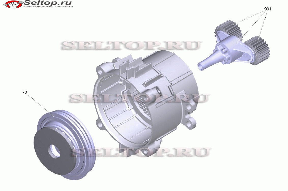 Коробка передач комплектный подъем 3,8 R