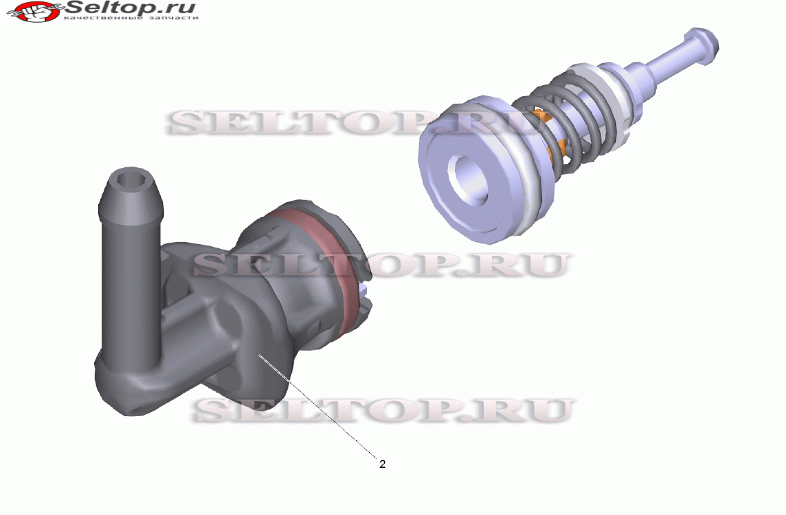 КЗЧ: золотник с ниппелем (2.885-397.0) 