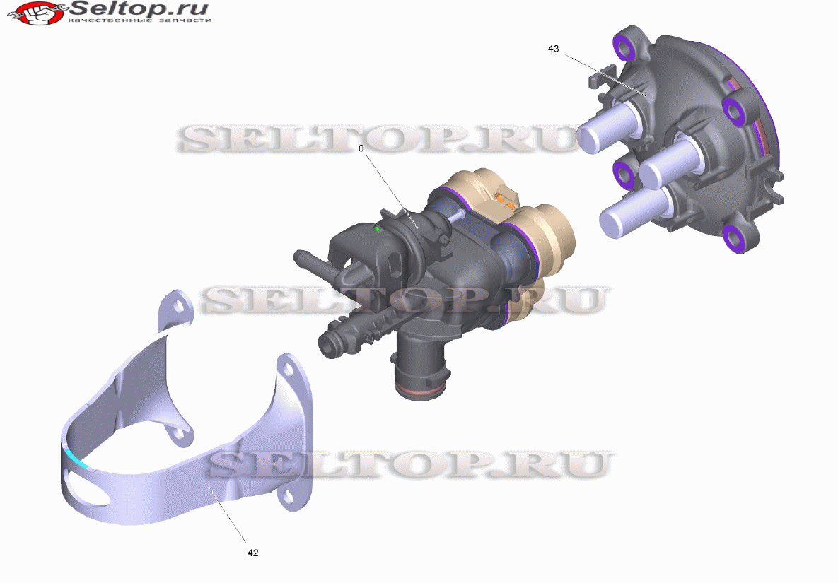 Головка цилиндра комплектный RV K2.0X 