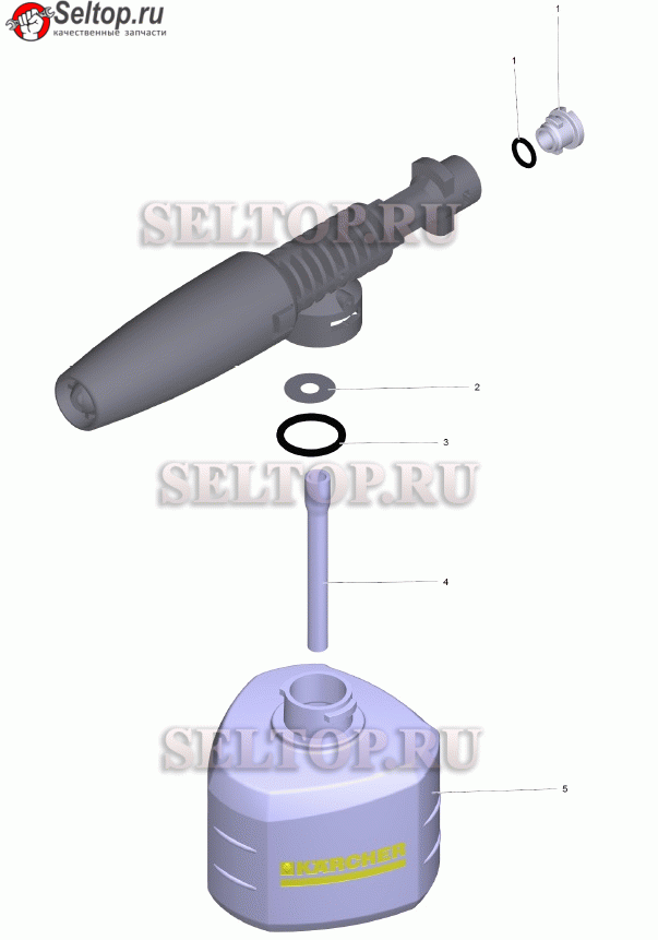 FJ 3 пенная насадка Basic Line (2.643-150.0)