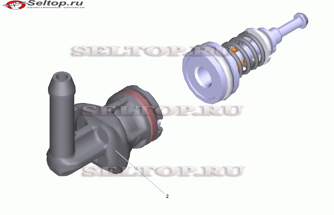 КЗЧ: золотник с ниппелем (2.885-397.0) 