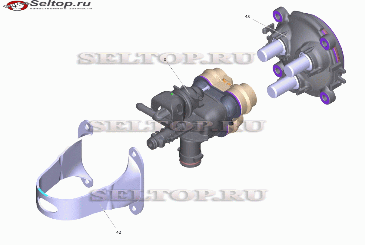 Головка цилиндра комплектный RV K2.0X 