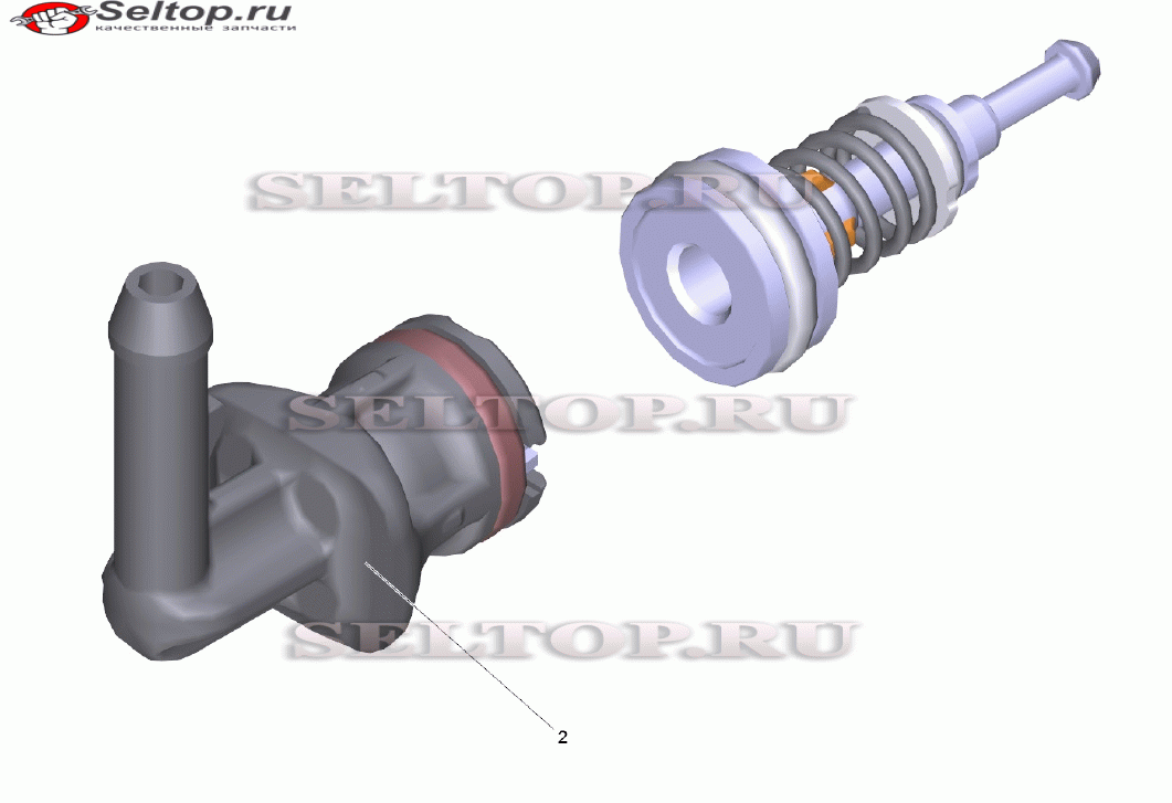КЗЧ: золотник с ниппелем (2.885-397.0) 