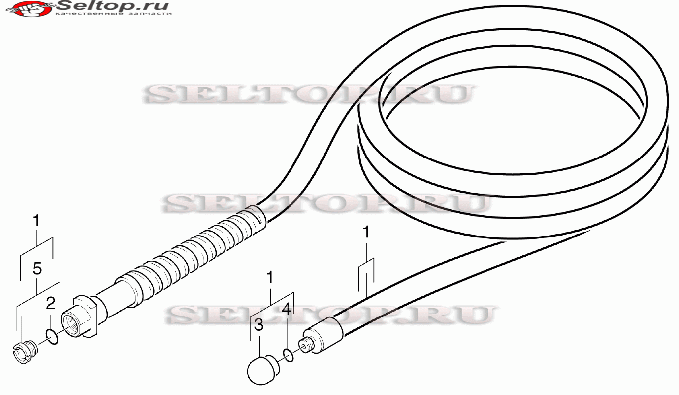 Шланг для чистки труб (вариант 1)
