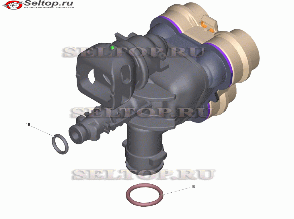 Головка цилиндра RV K2.0X 