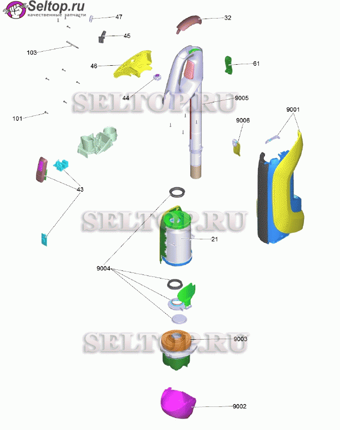 V #34 Karcher VC3 Plus Как разобрать корпус - YouTube