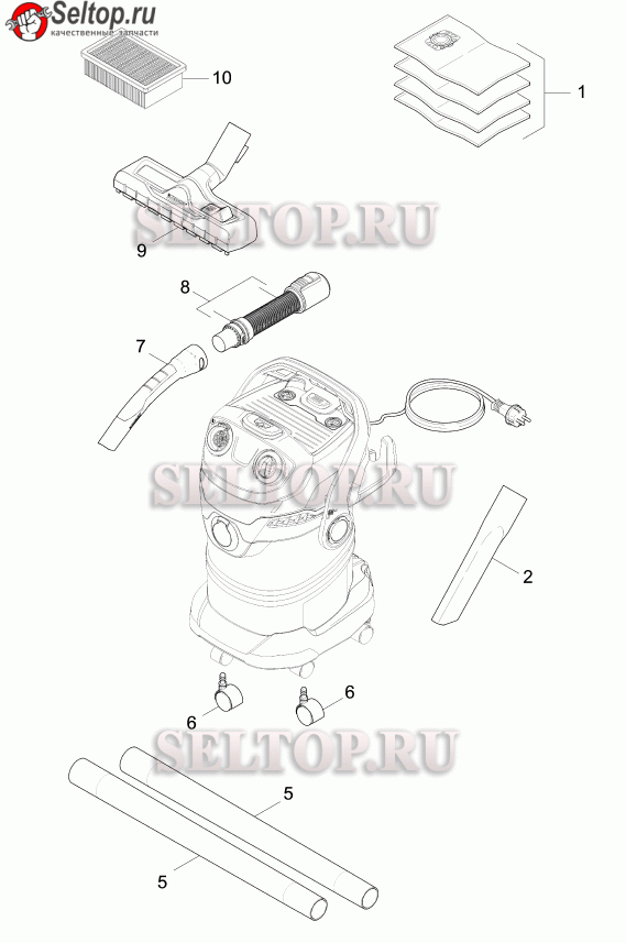 Краткий каталог запасных частей