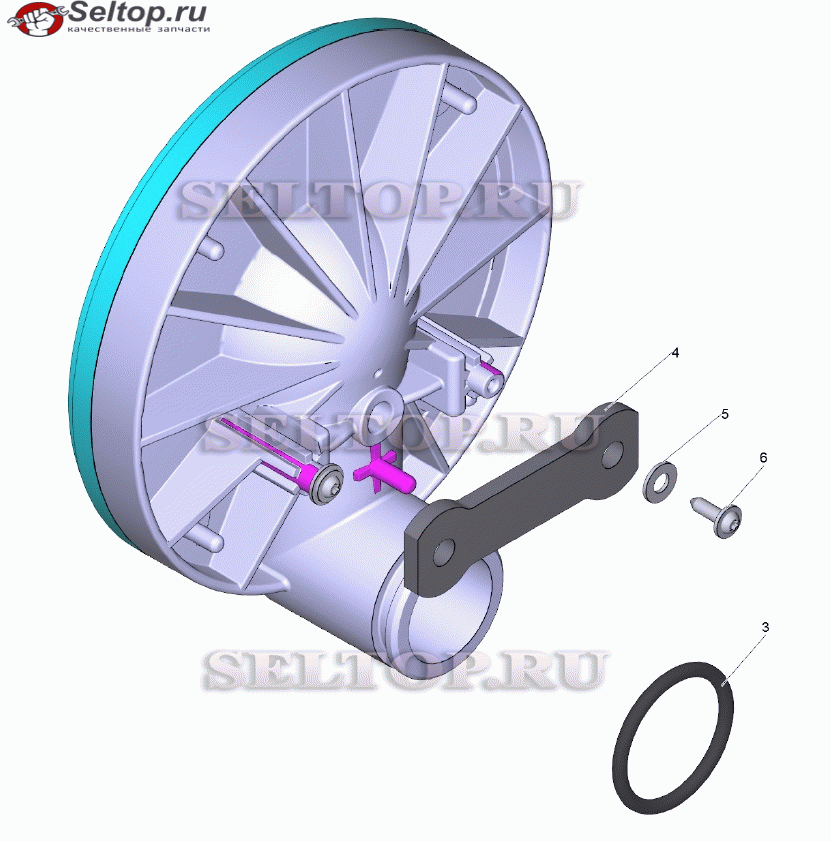 Всасывающая пластина в сборе (4.645-498.0)