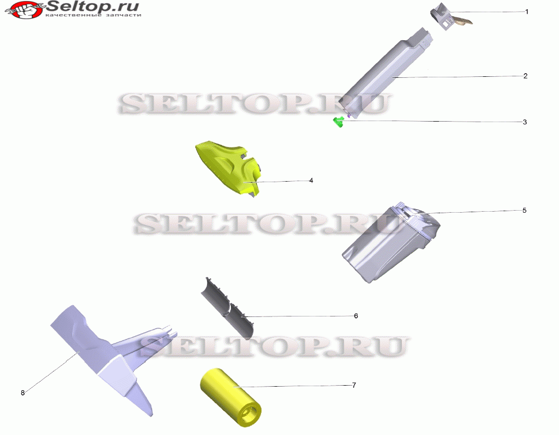 Краткий каталог запасных частей