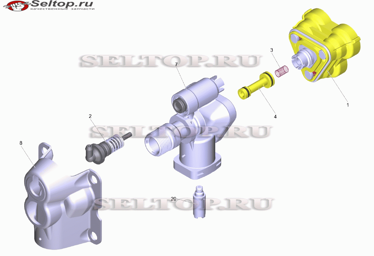 Насос комплектный K3 Mod Kunststoff (HR)