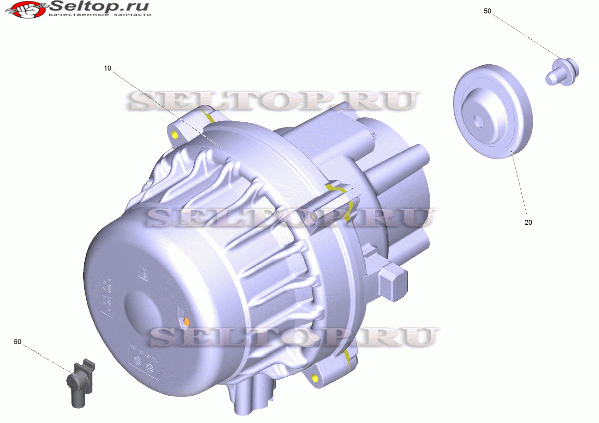 Мотор комплектный K5 ЕС WCM 3 (RIC) (9.002-420.0)