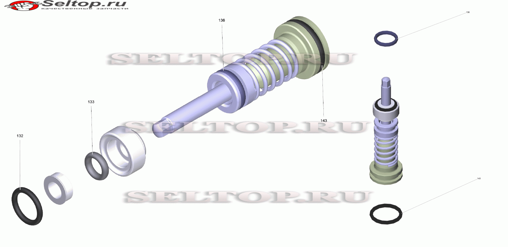Распределительный поршень в сборе (2.885-408.0)