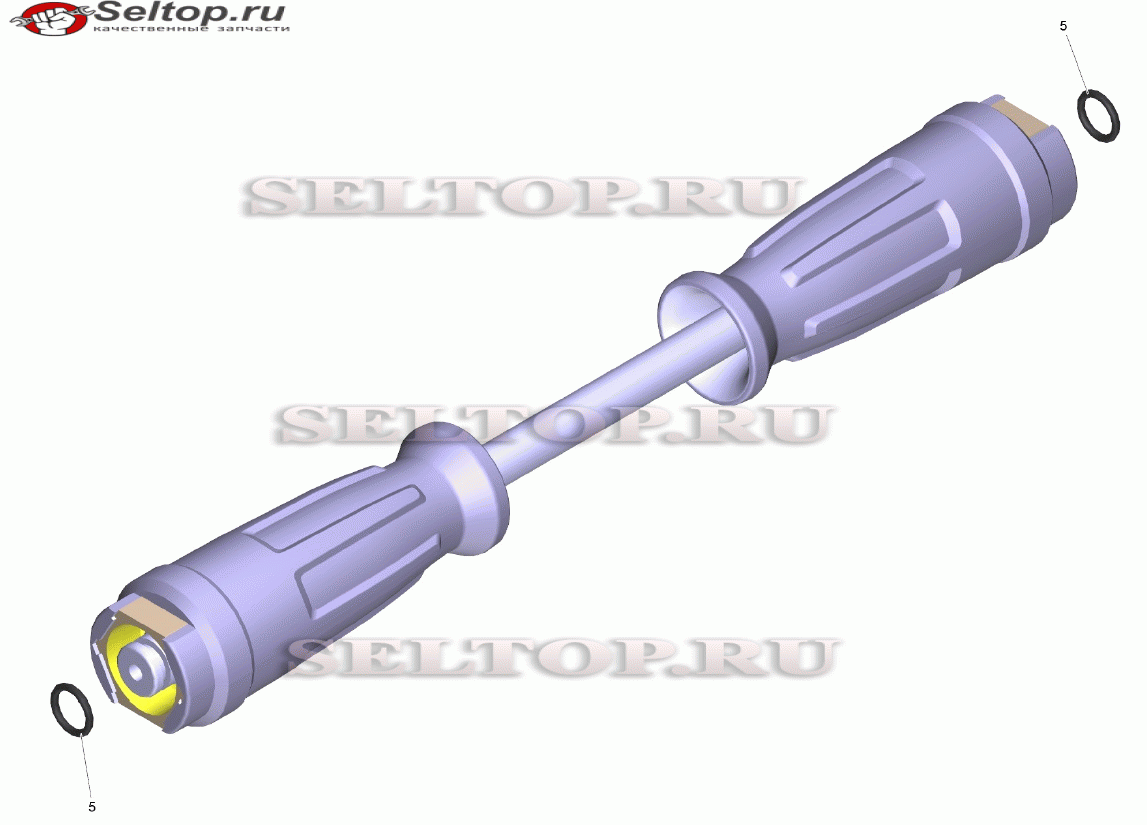 Шланговый провод TR вращающийся DN6 25MP (6.110-020.0)