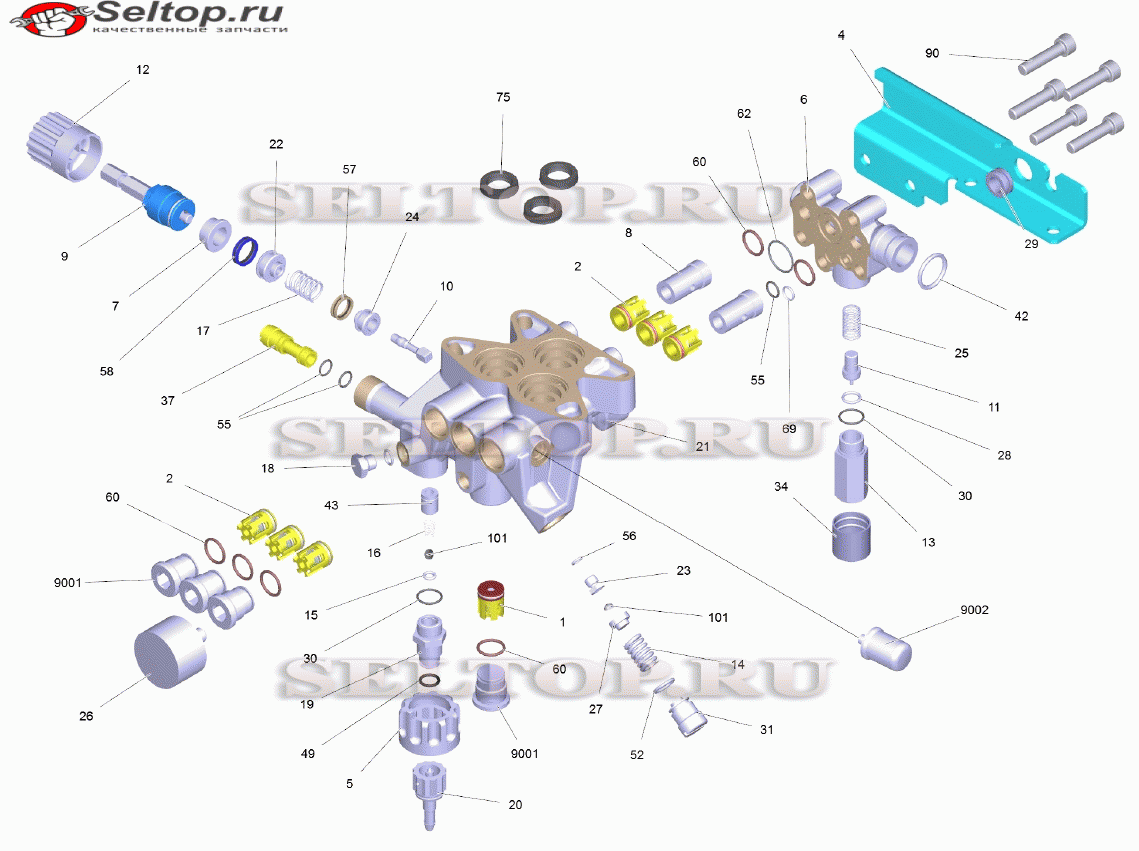 Головка цилиндра комплектный TR