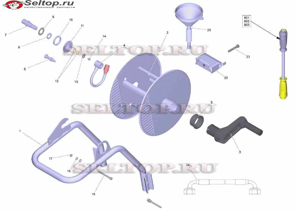 Перечень запасных деталей МК барабан для (5.974-306.0)