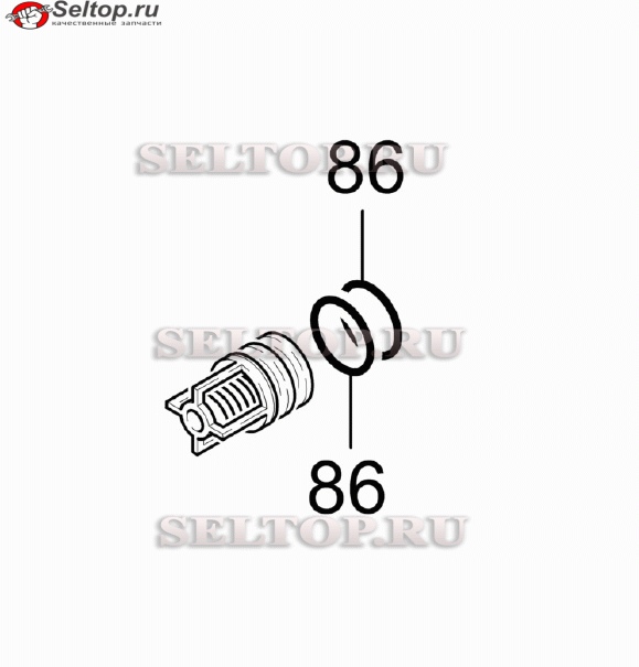 Всасывающий клапан в сборе (4.580-308.0)