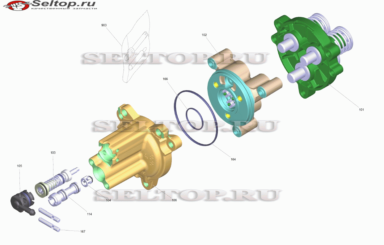 Головка насоса комплектный HD 5/12