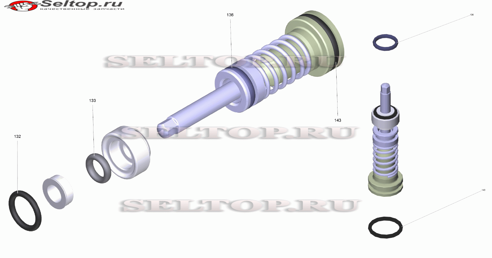 Распределительный поршень в сборе (2.885-408.0)