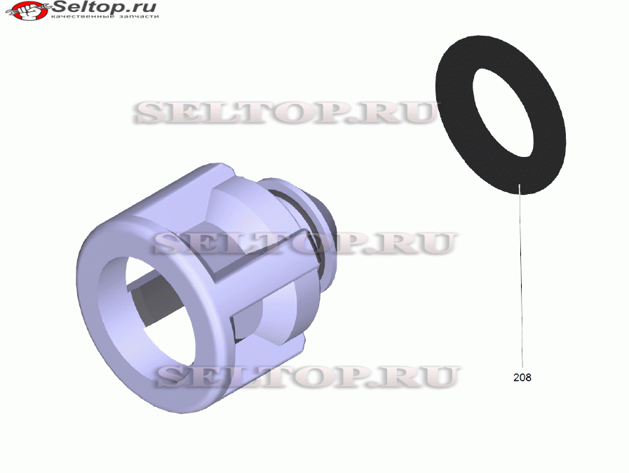 Ось клапана в сборе (4.584-022.0)