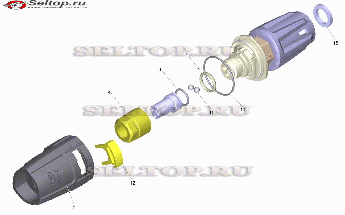 Тройная форсунка 035 (4.117-030.0)
