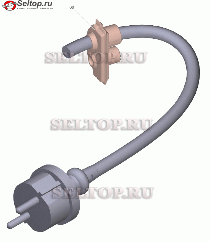 Кабель с вилкой (6.650-201.0)