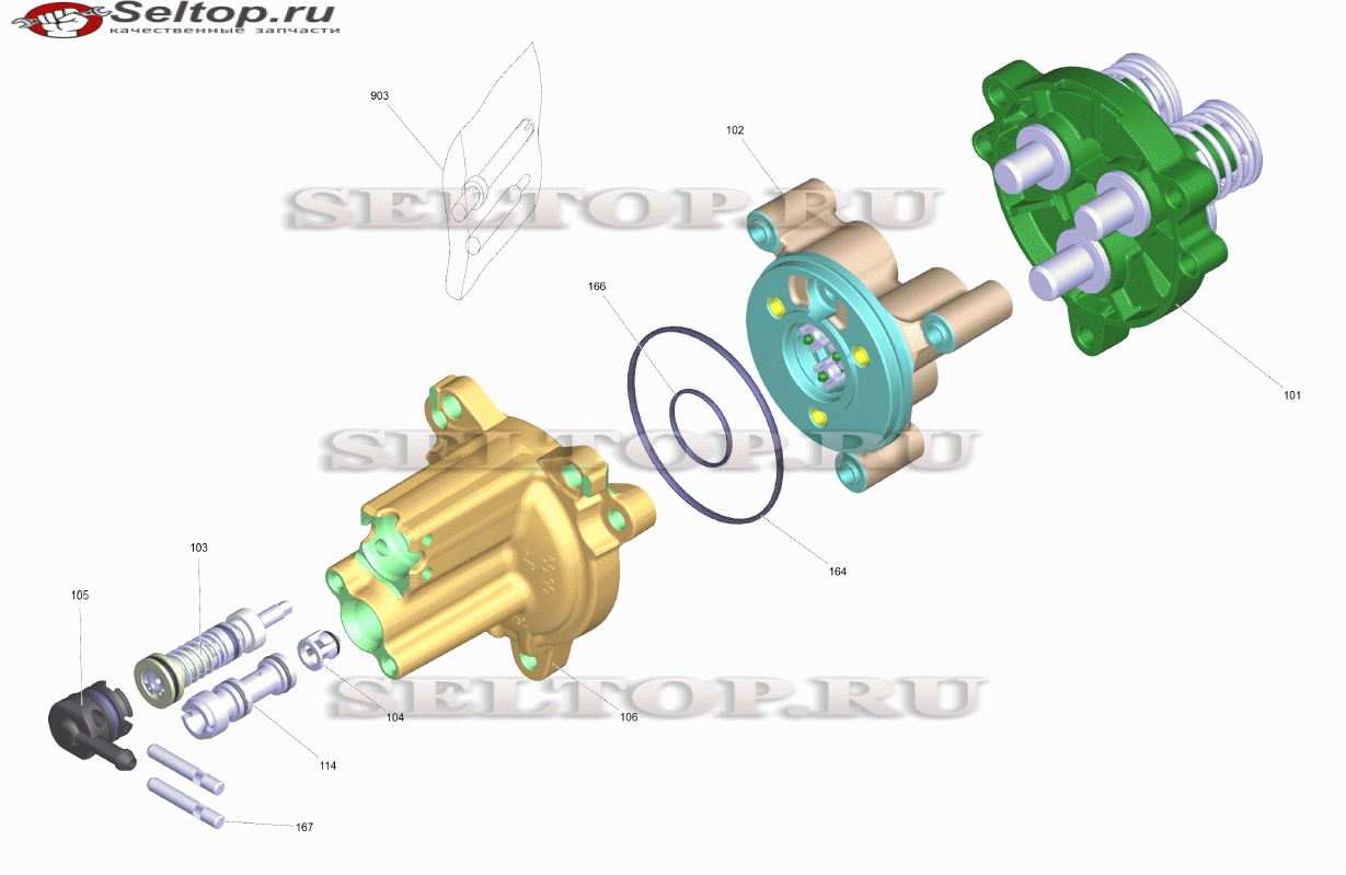 Головка насоса комплектный HD 5/12