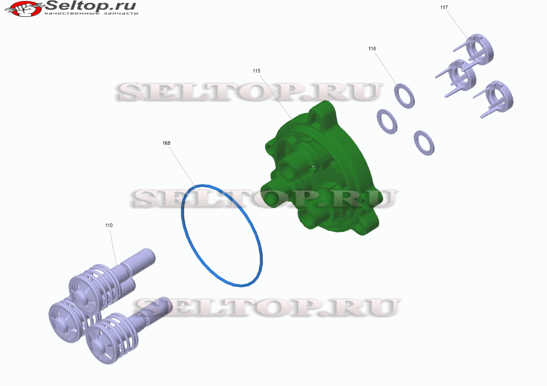 Поршневая направляющая kpl.