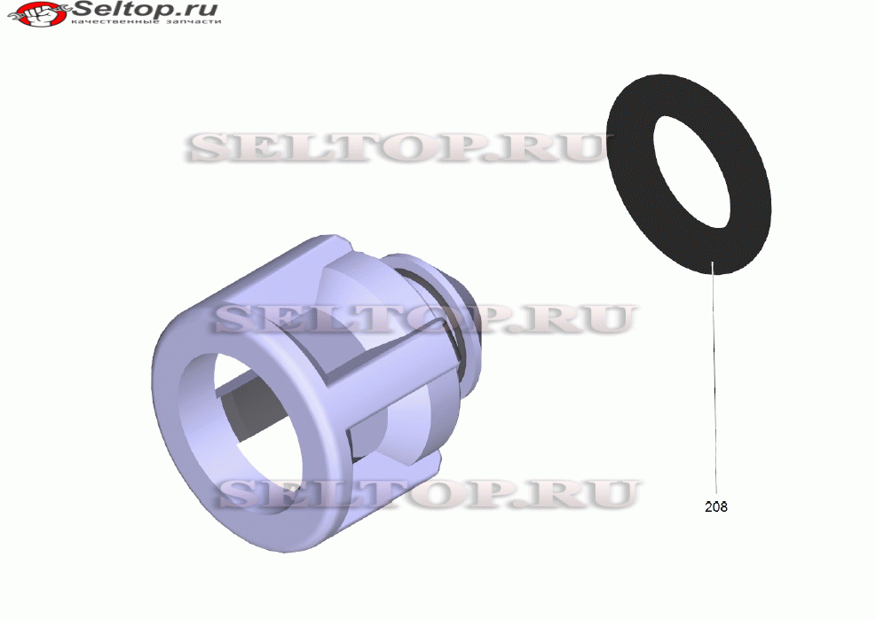 Ось клапана в сборе (4.584-022.0)