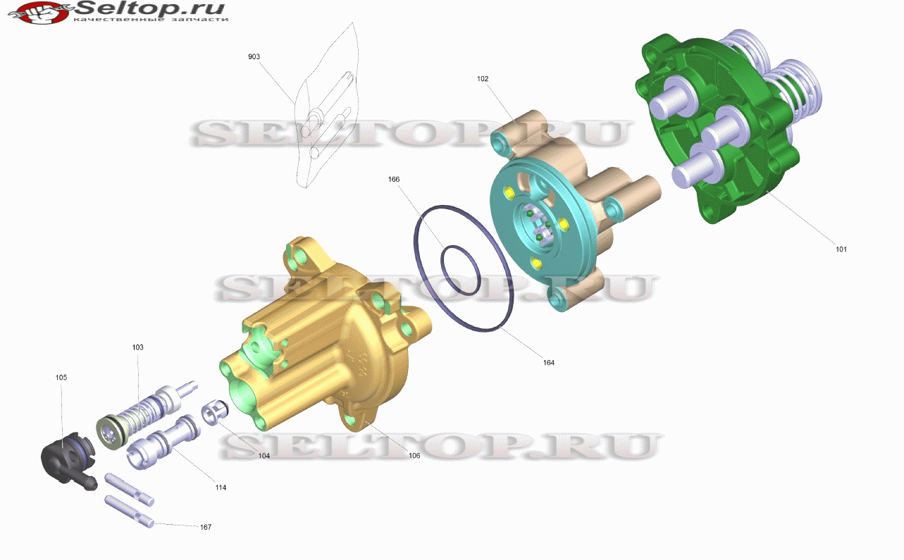 Головка насоса комплектный HD 5/12