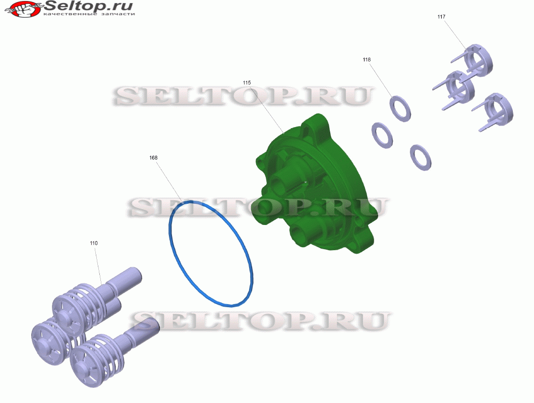 Поршневая направляющая kpl.