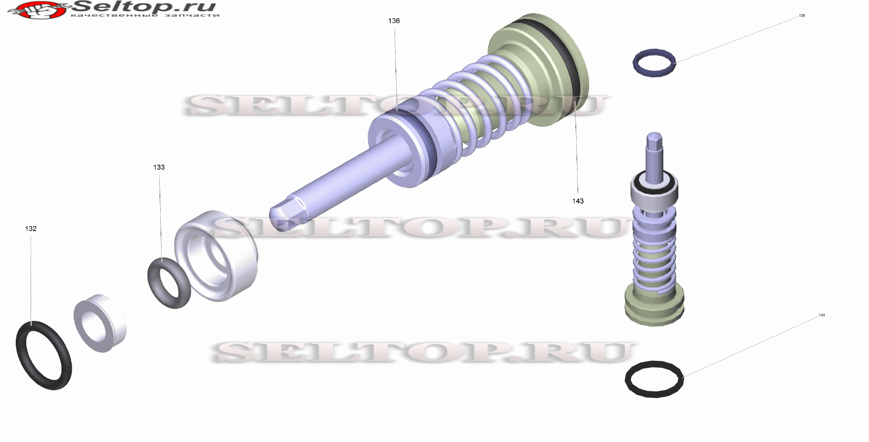 Распределительный поршень в сборе (2.885-408.0)