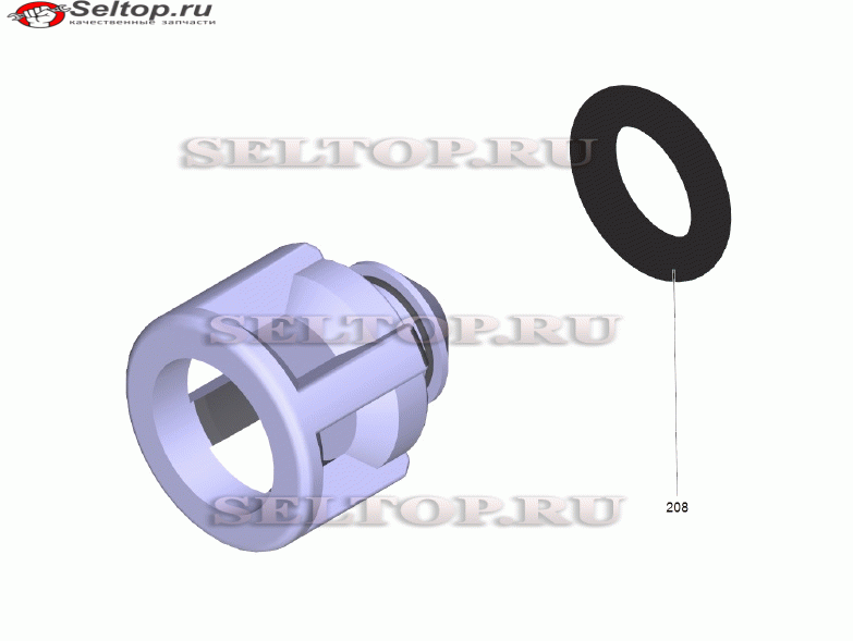 Ось клапана в сборе (4.584-022.0)