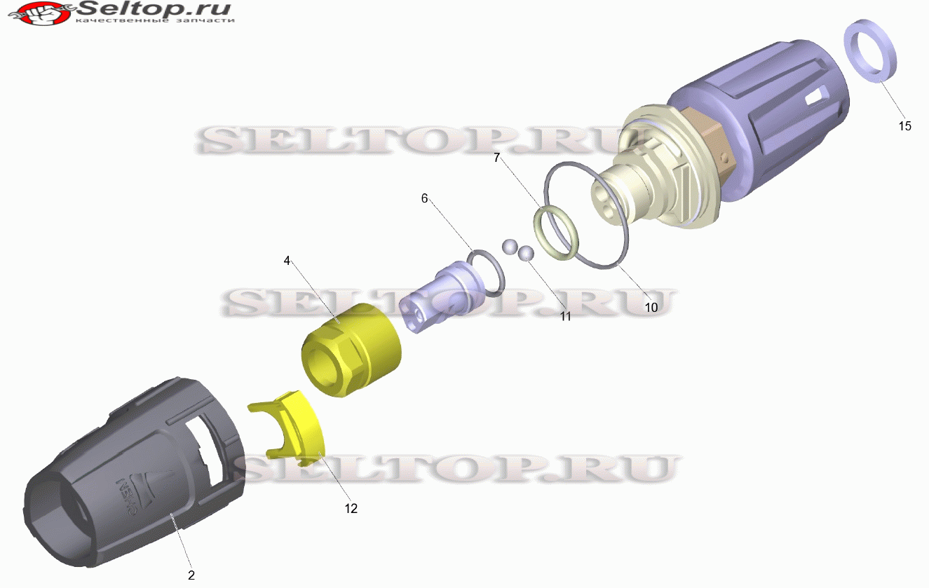 Тройное TR сопло 034 (4.117-029.0)