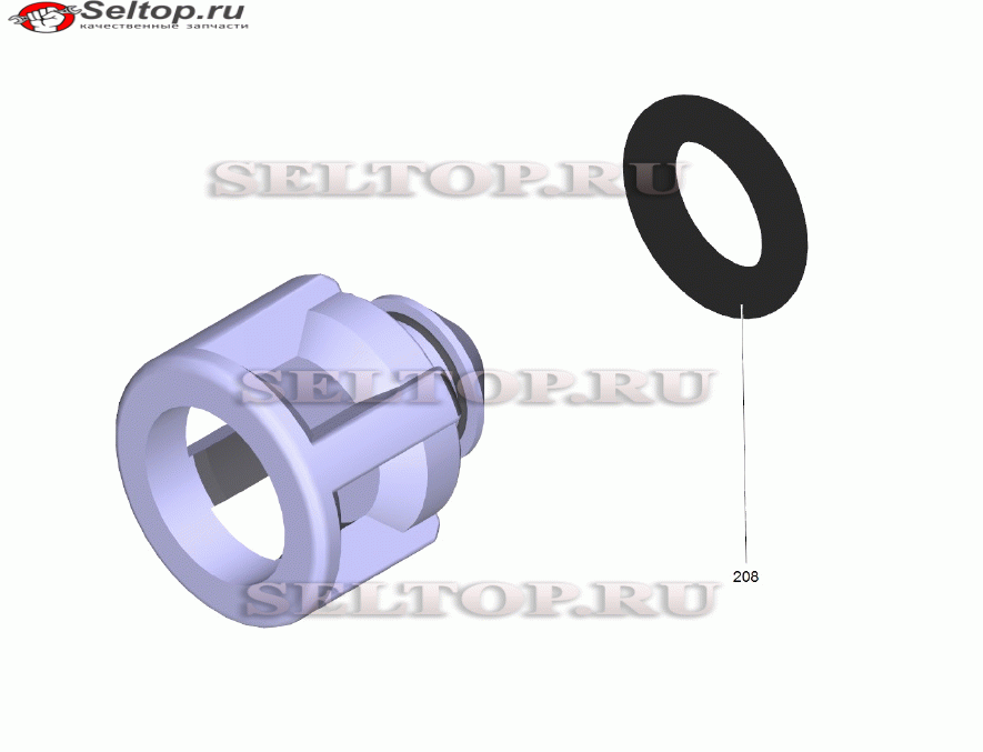 Ось клапана в сборе (4.584-022.0)