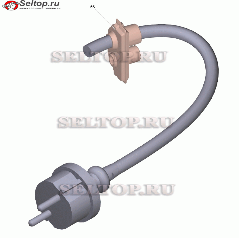 Кабель с вилкой (6.650-201.0)