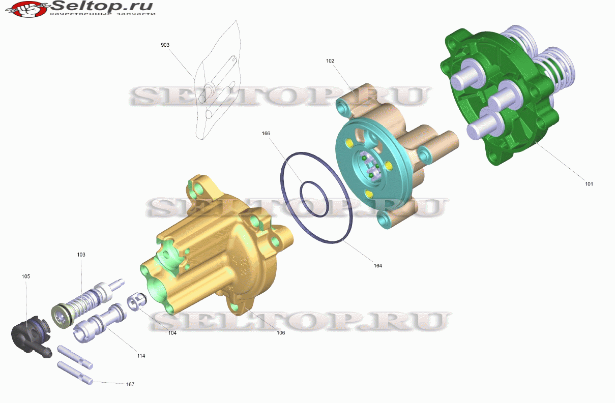 Головка насоса комплектный HD 5/12
