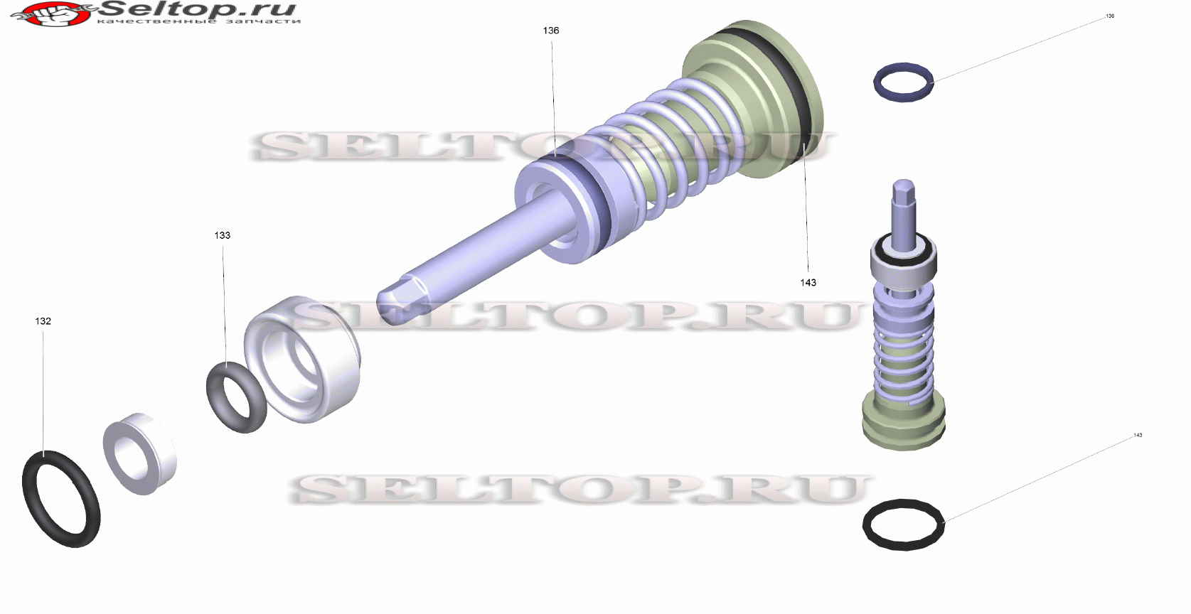 Распределительный поршень в сборе (2.885-408.0)